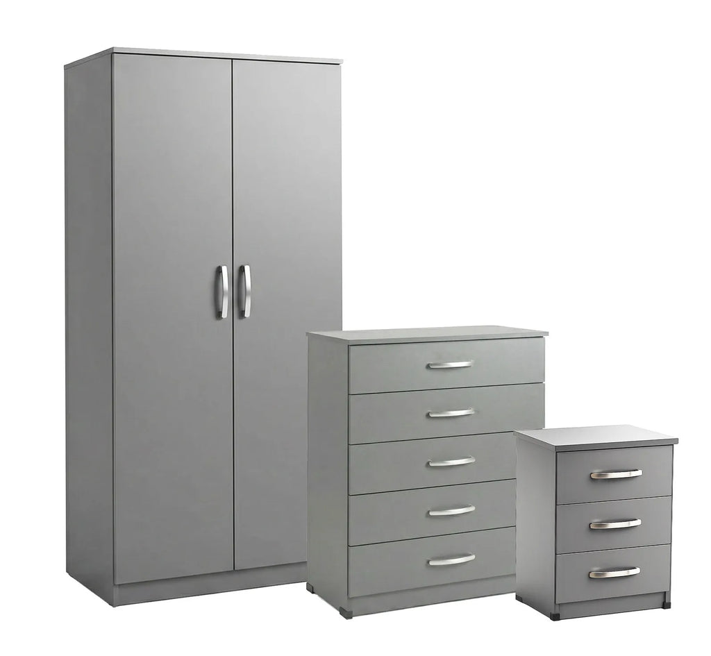 Bedroom Set - Grey, Lady, without mirror