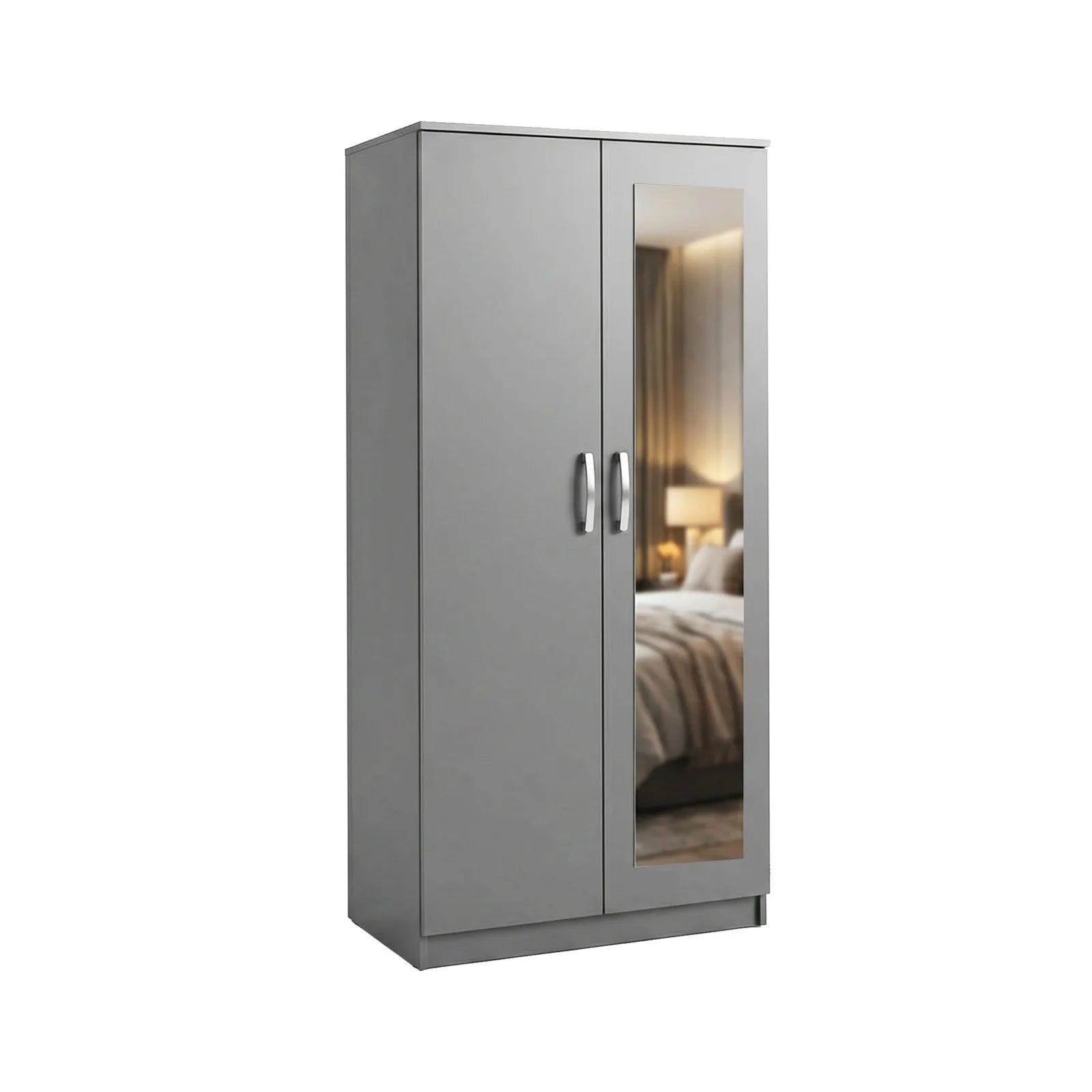 Lady Wardrobe - Grey, with mirror