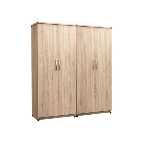 Double Lady Wardrobe - Oak, without mirror