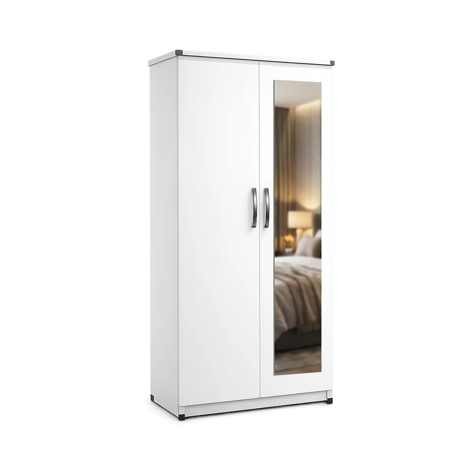 Lady Wardrobe - White, with mirror