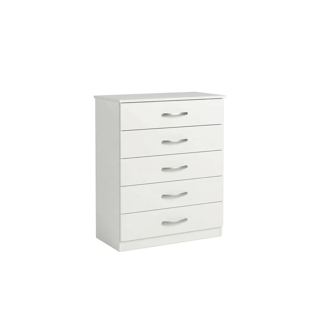 5-Drawer Chest - White