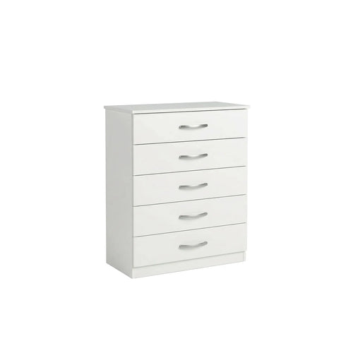 5-Drawer Chest - White